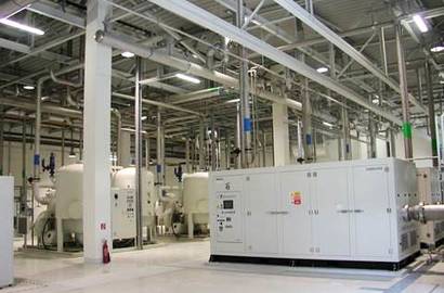 kompresorová stanice s turbokompresory HANWHA Techwin, série TM (vč. odhlučněného krytu)