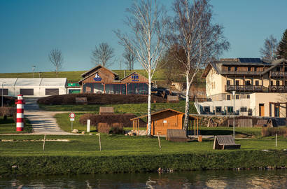 Hotel Relax view from water to IVT  heat pumps